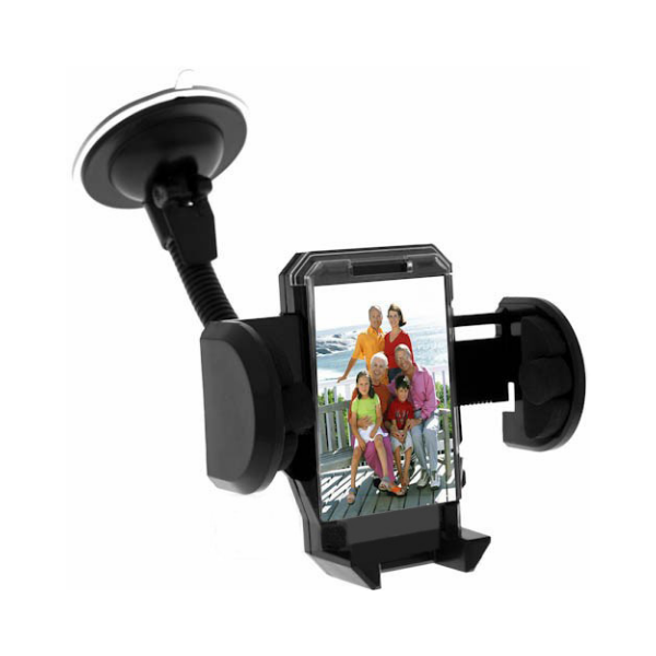 SUPPORTO PORTA CELLULARE AUTO CON VENTOSA